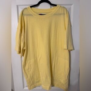 Free People Yellow Tunic Top